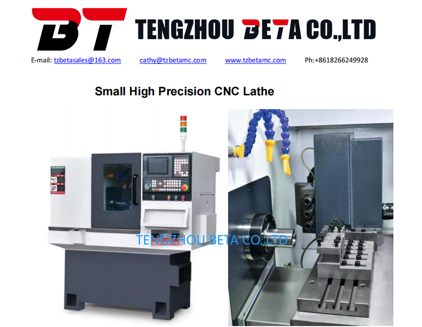 1_0004_02 Sending the quotation of our small high precision CNC Lathe with 3 pieces motorized tools